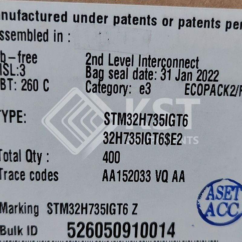 STM32H735IGT6