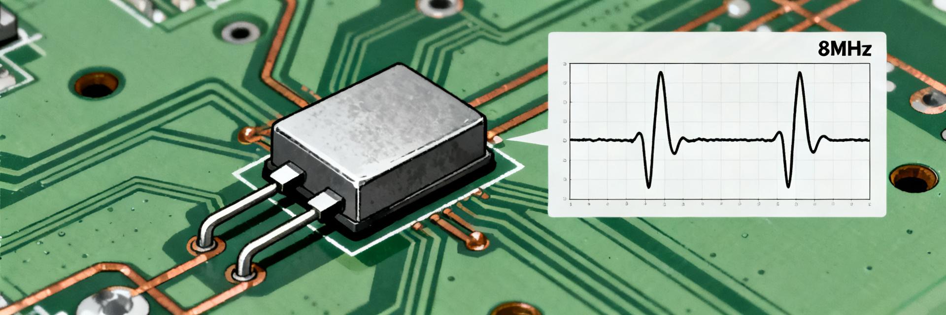 HCM498000000ABJT 8MHz Crystal Physical Form Factor